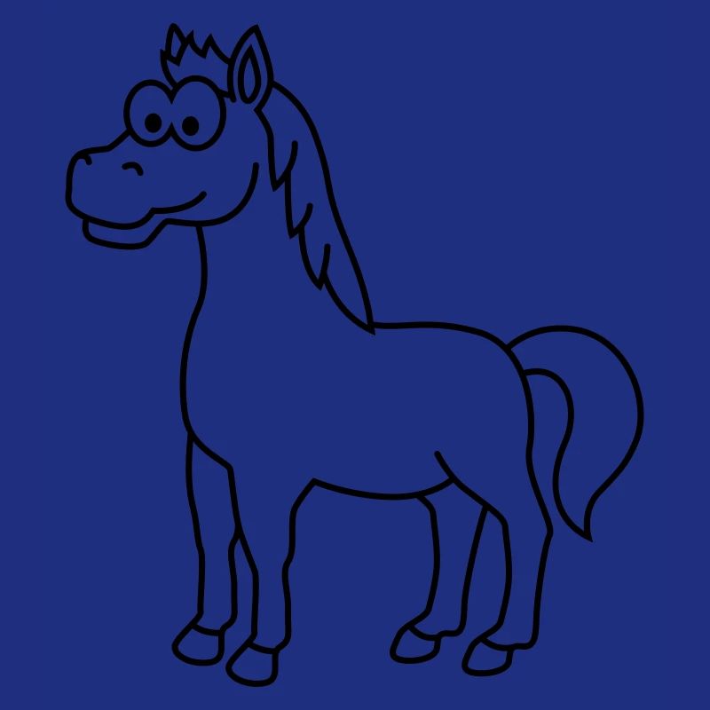 Pferd Comic Tier