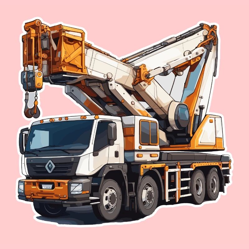 Kran / Baustelle / Seilwinde / Kransystem