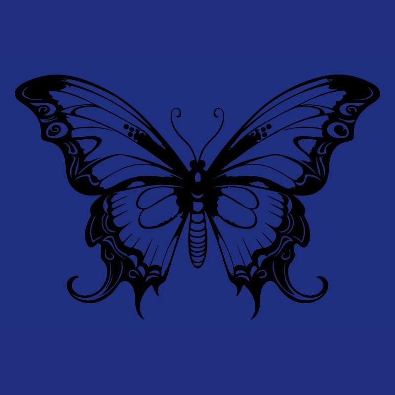 Silhouette de papillon Boho