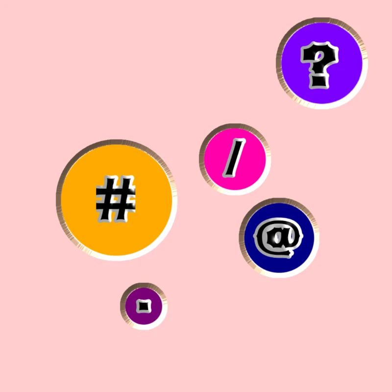 Buttons with characters