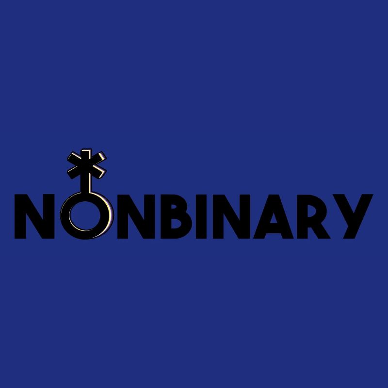 Nonbinary symbol and font Nonbinary nonbinary