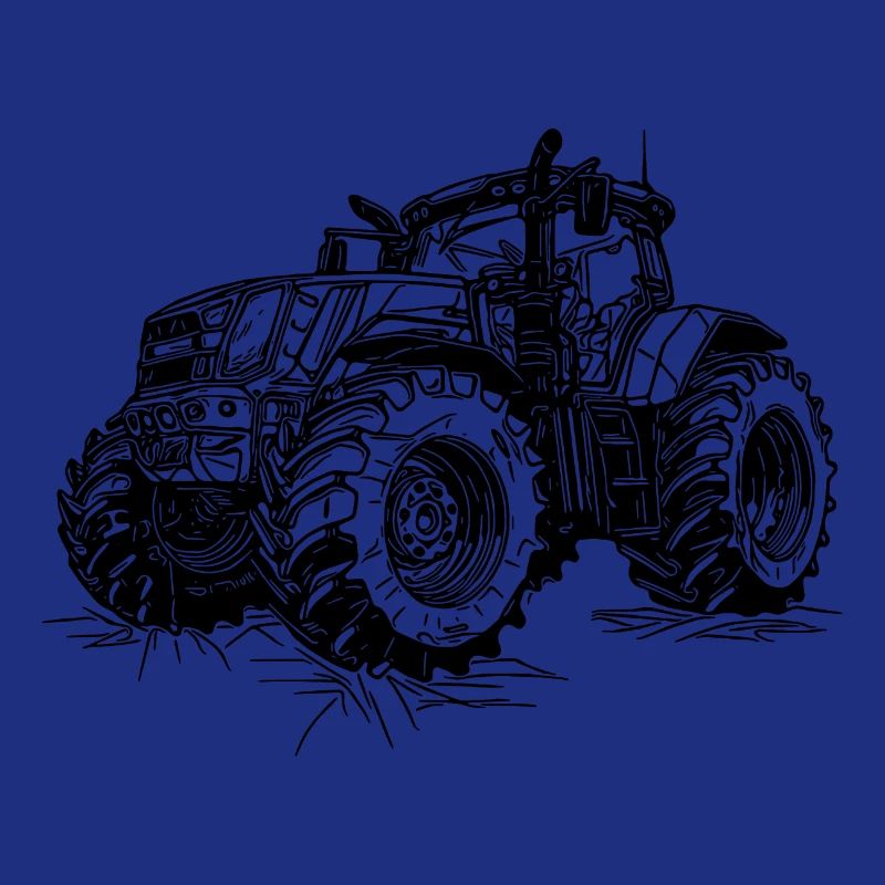 Große Acker Zugmaschine Farm Ernte Traktor