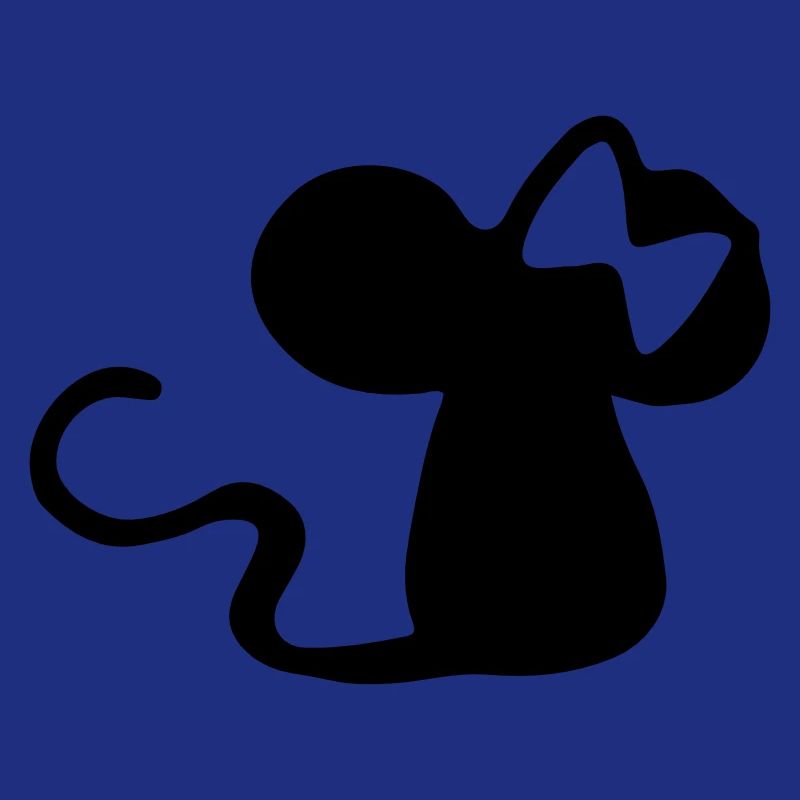 Mäuschen mit Schleife - Maus Geschenkidee - mouse