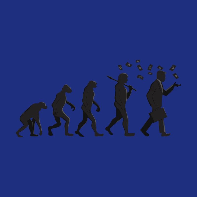 Evolution - Kapitalist - Geschenk