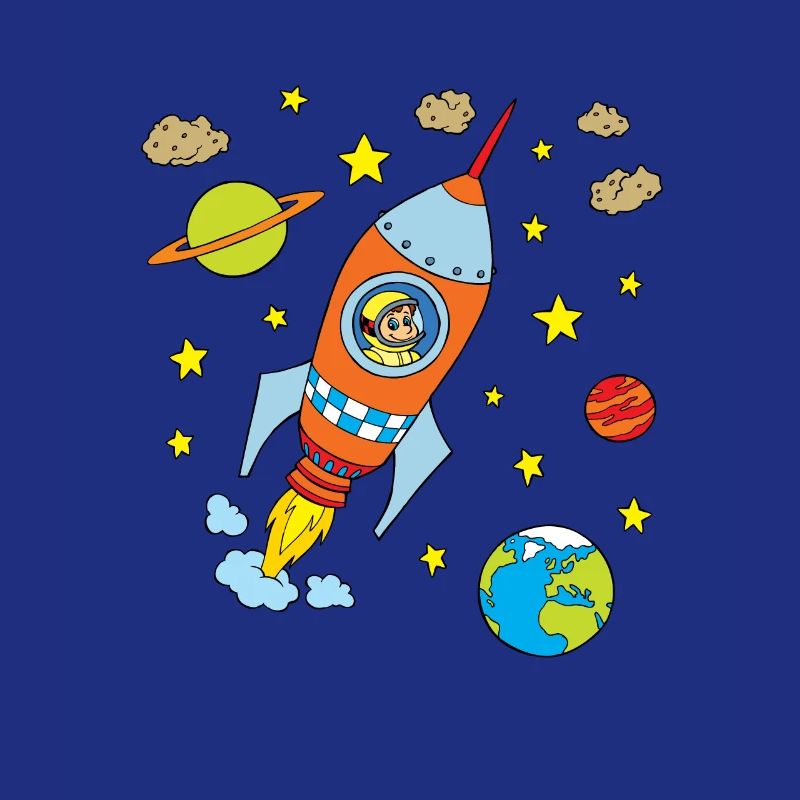 Rocket Spaceship Astronaut Space