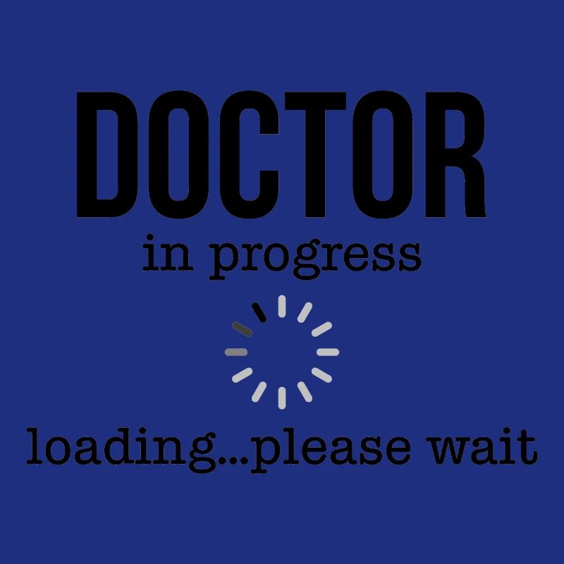 Doctor in progress loading please wait Geschenk