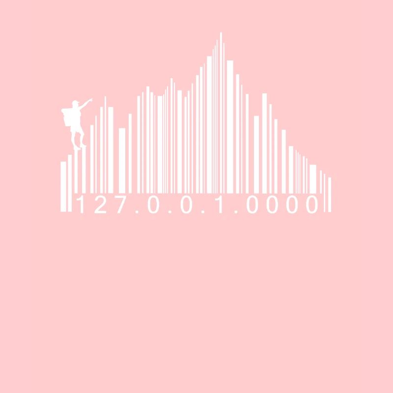 Code-barres montagnes code randonnée randonneur