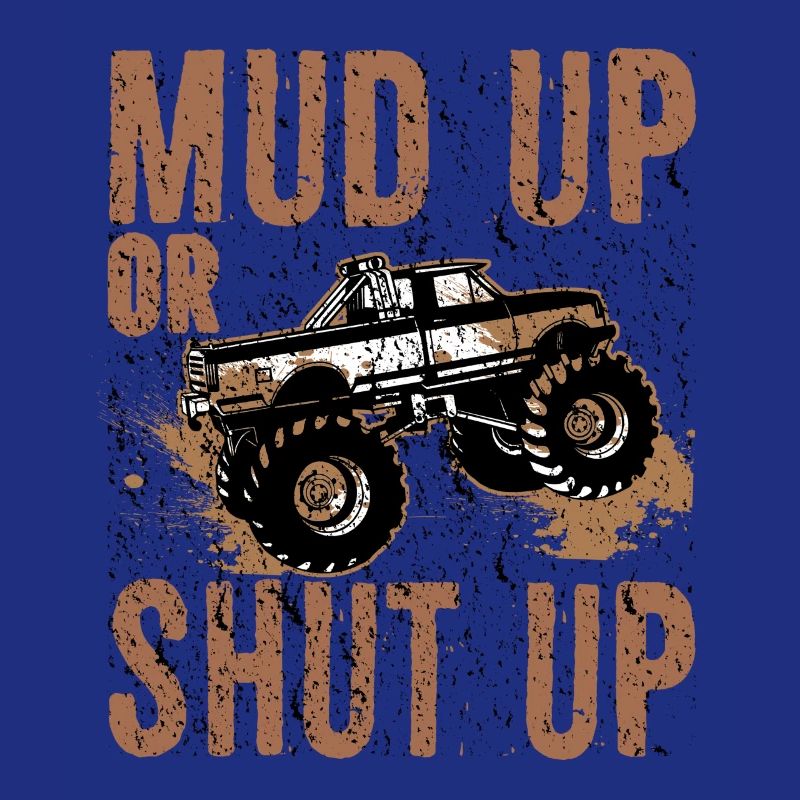 Mudder-Geschenk Schlamm auf- oder Schweigen Mudding-Humor