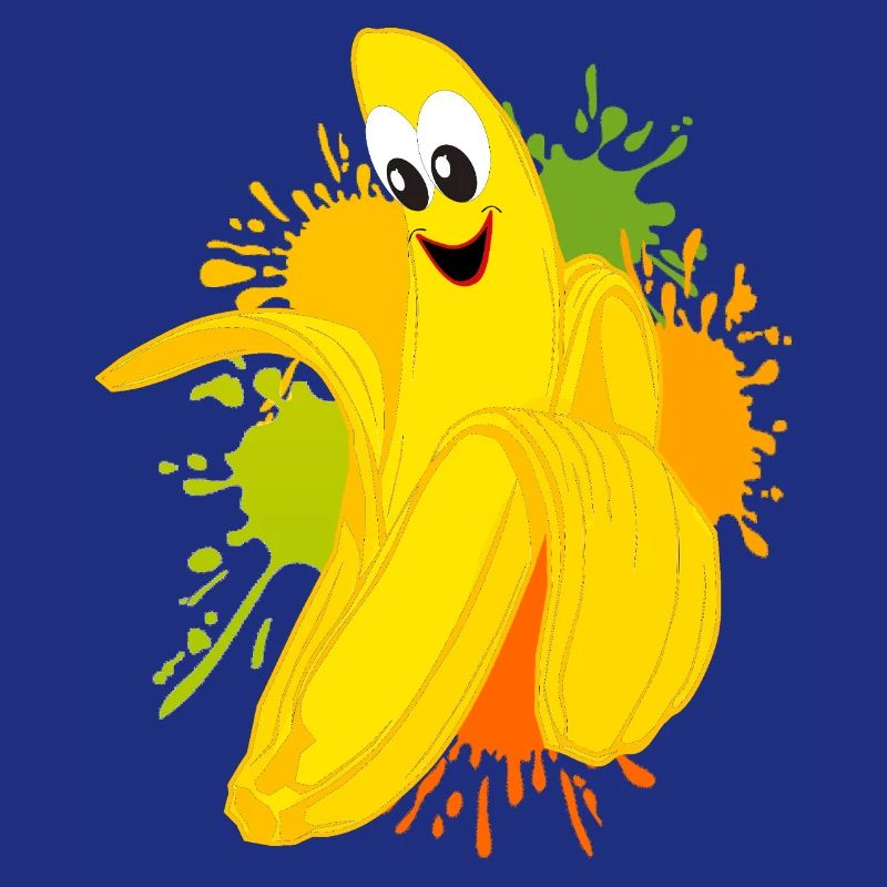 Explosion de couleur banane joyeuse