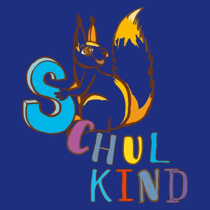 Schulkind Eichhörnchen