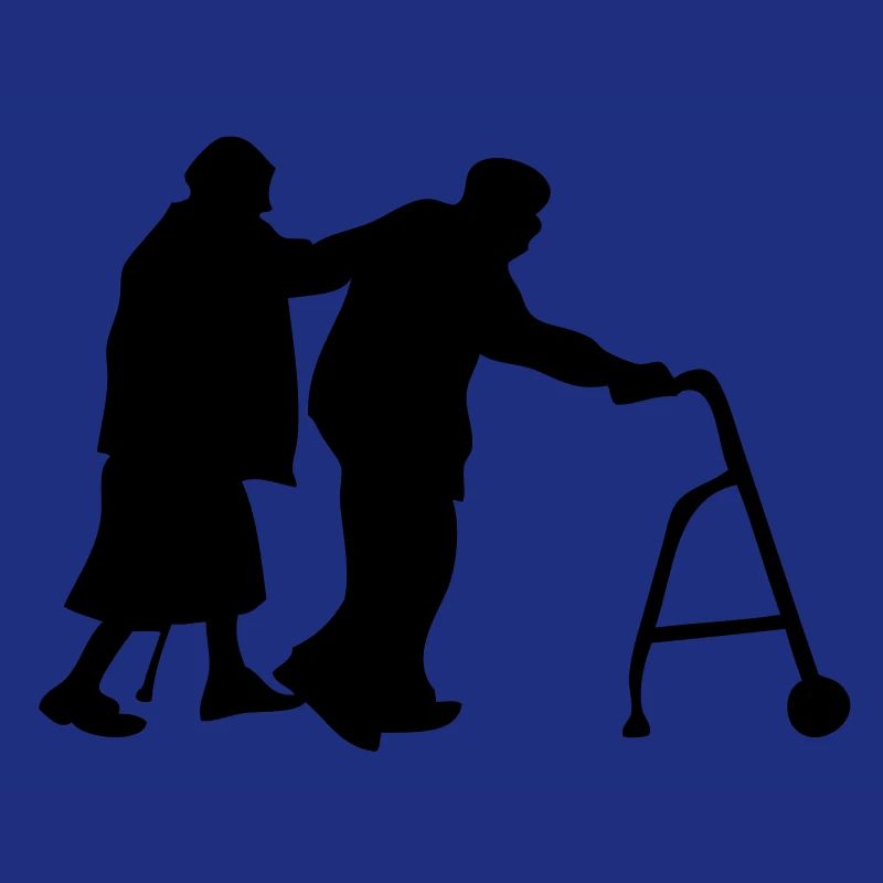 papy mamie deambulateur