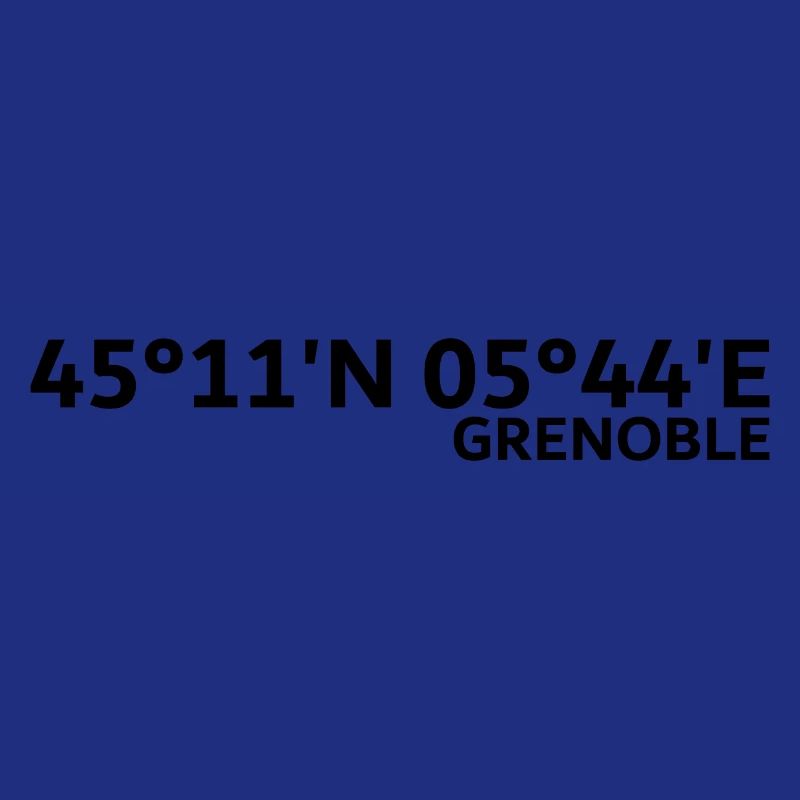 Coordonnées de Grenoble