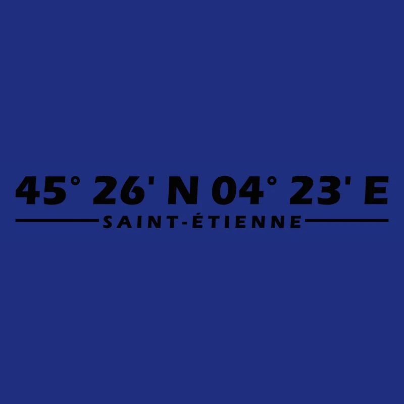 Coordonnées de Saint-Étienne