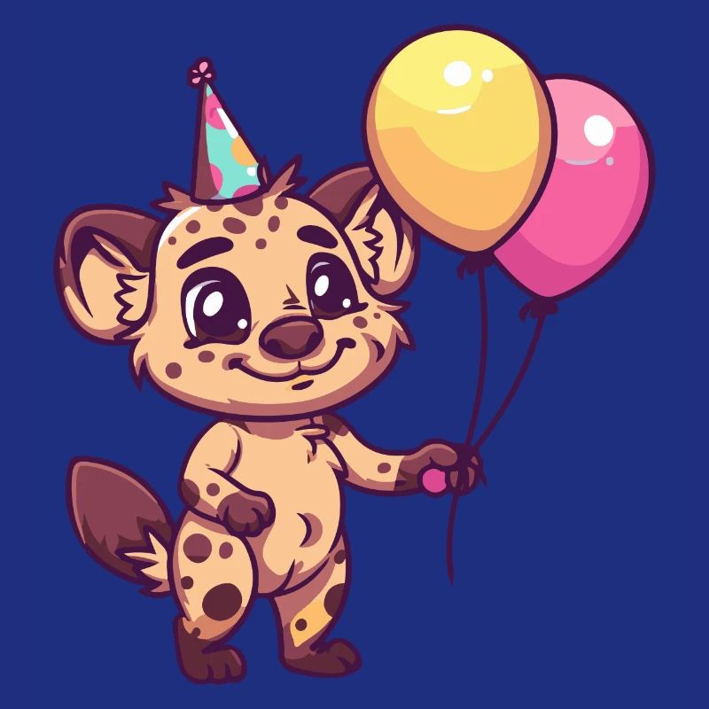 Hyäne Geburtstag Comic Niedlich