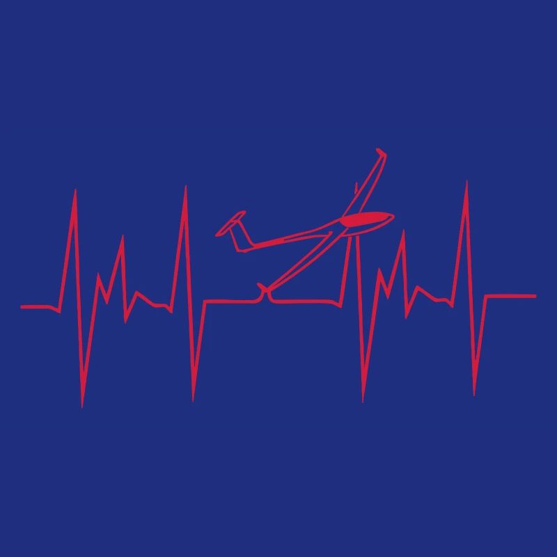 Heartbeat glider pilot planeur pilote planeur