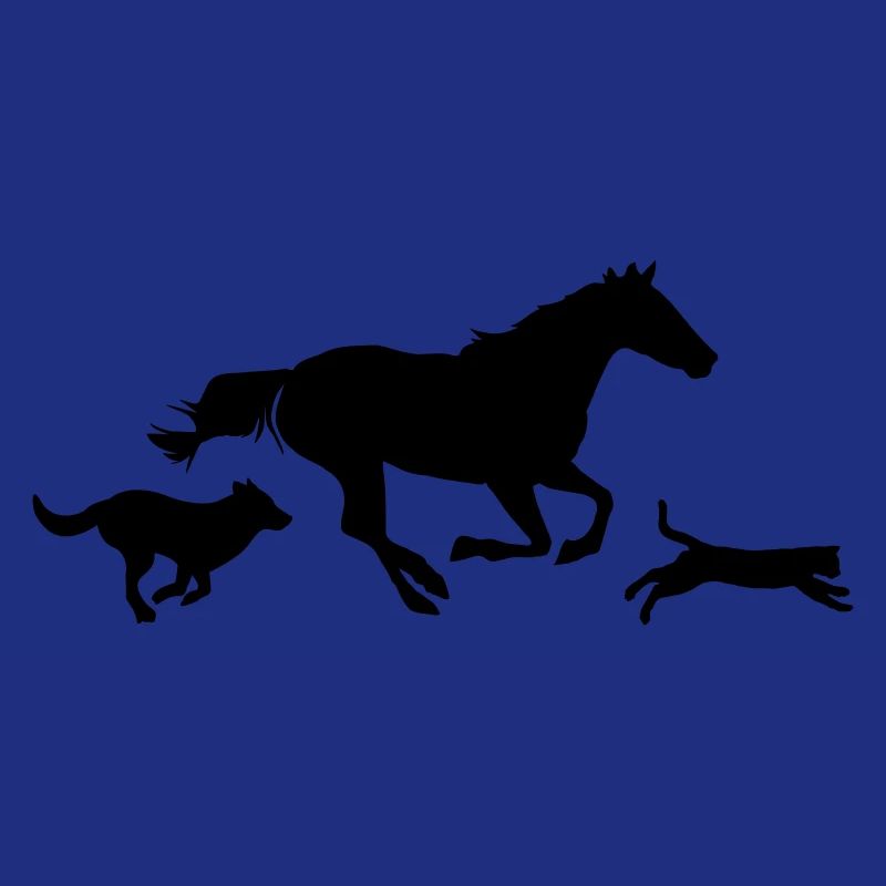 Chien chat cheval
