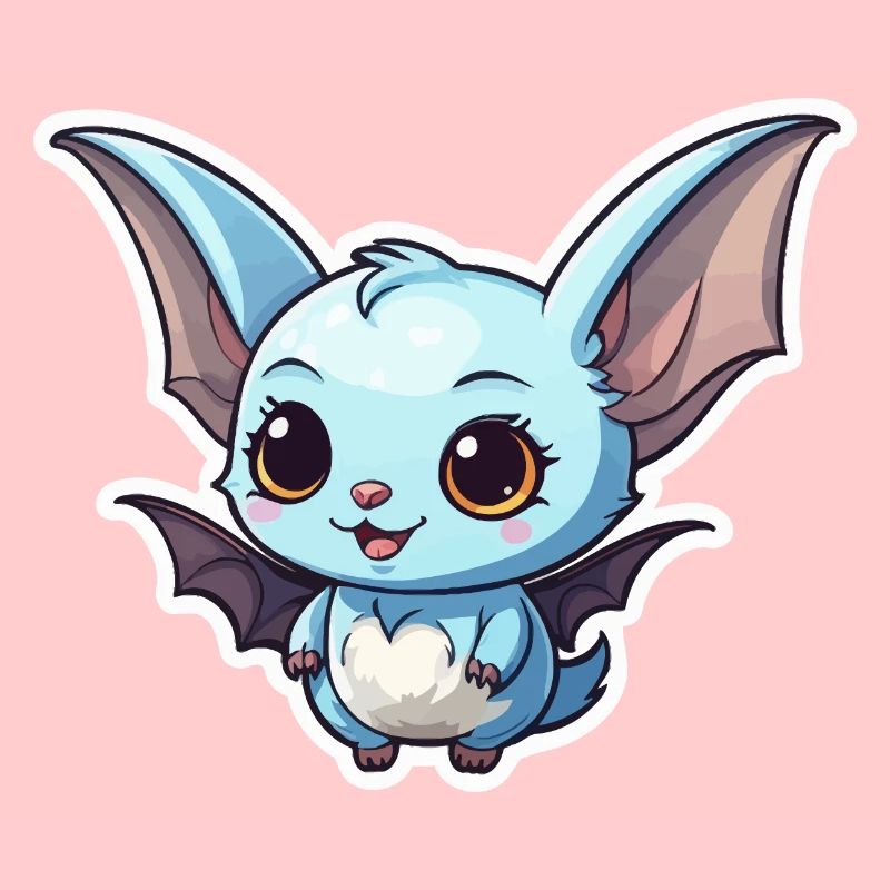 Bat Cute Illustration