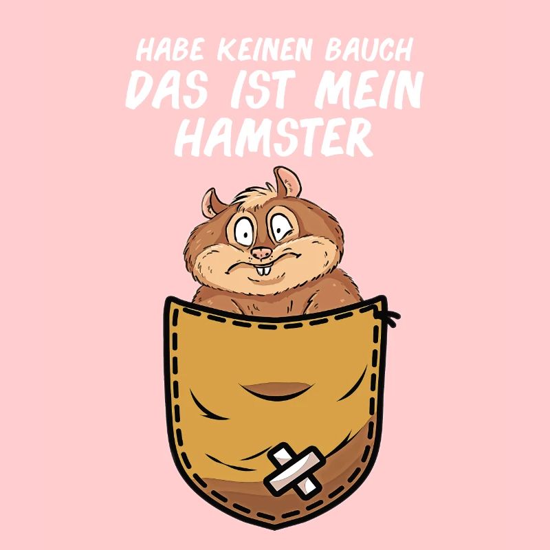 Hamster in der Bauchtasche