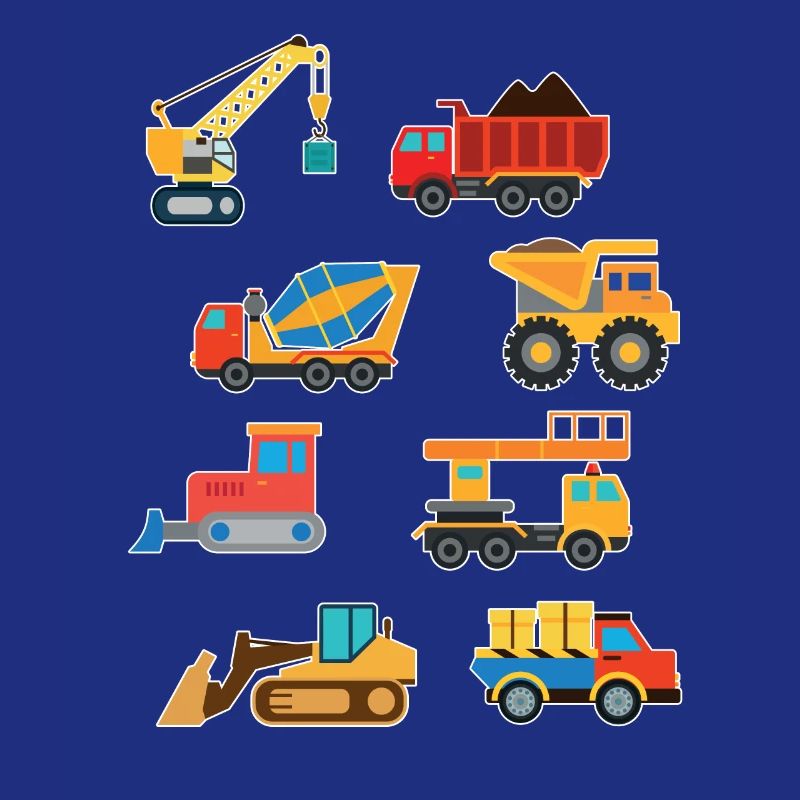 Bagger Baustelle Kinder Geschenkidee
