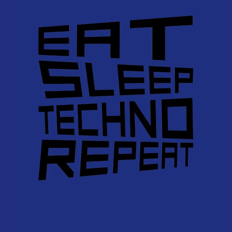 manger du sommeil techno répéter
