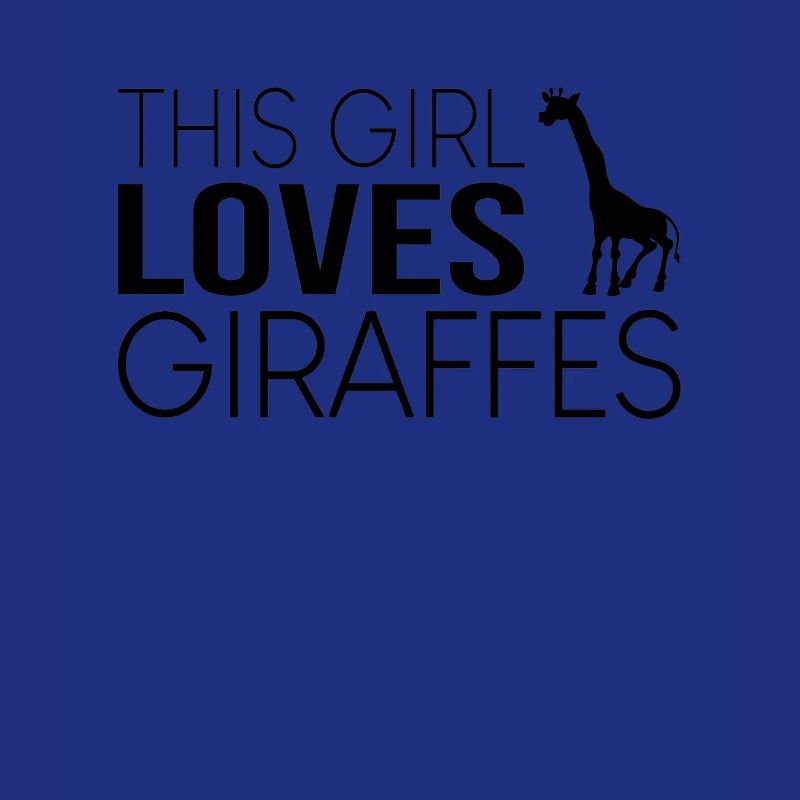 Mädchen Giraffe Spruch
