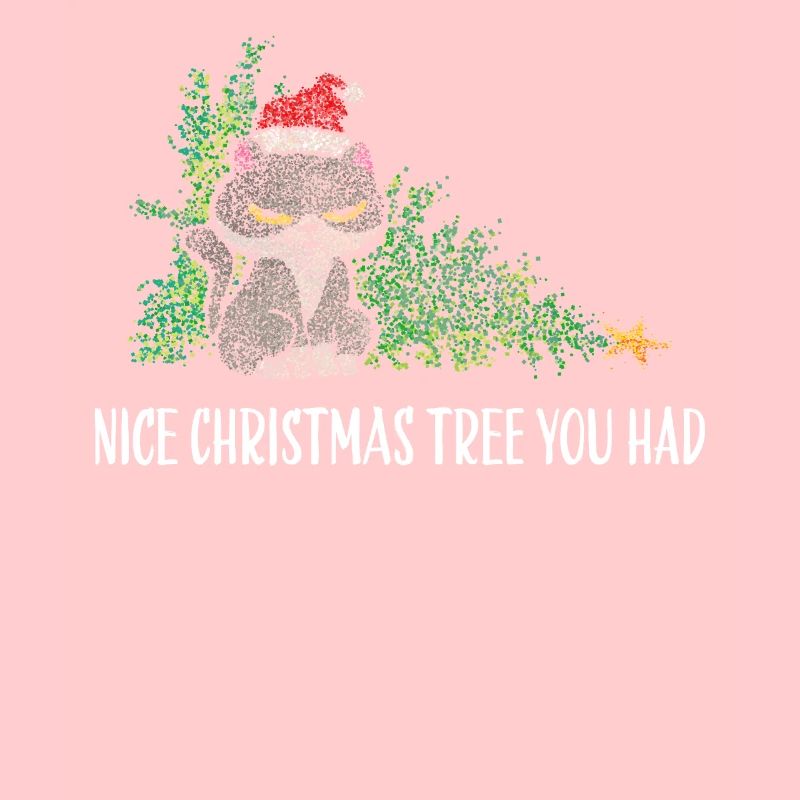 Chat Chats Arbre de Noël Arbre de Noël Tomcat