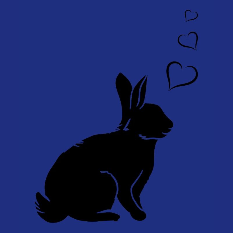 Rabbit Heart Cute Rabbit Hearts - Easter Rabbit