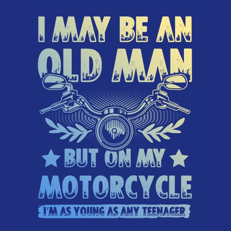 Motorcycle old man