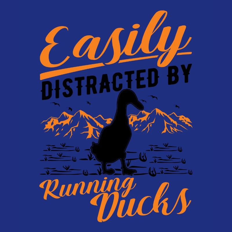 Easily distracted by Running Ducks Laufente