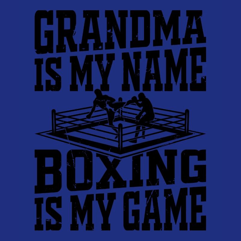 Boxe Combattant Boxe Grand-mère est mon nom Boxe est