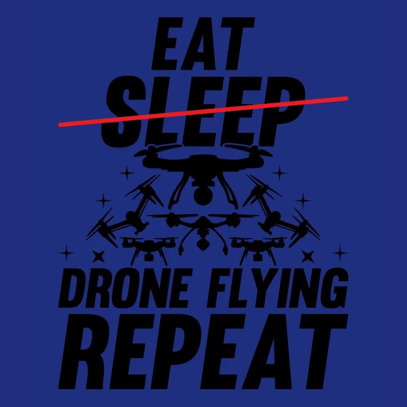 Drone - Manger dormir Drone volant répéter - Funny Dron