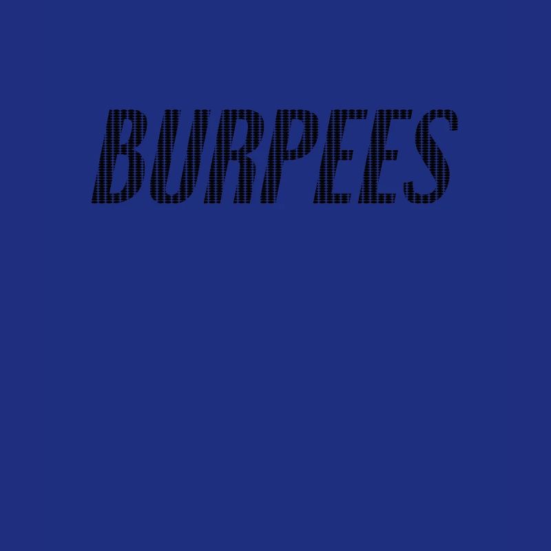 Lettrage de Burpee