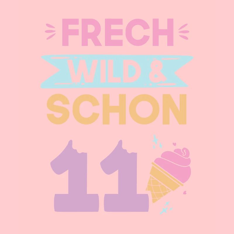 11 Jahre Geburtstag Junge Mädchen Eis essen
