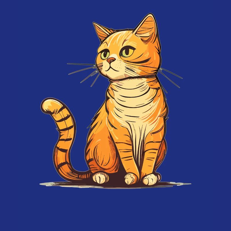 Chat dans le style comique