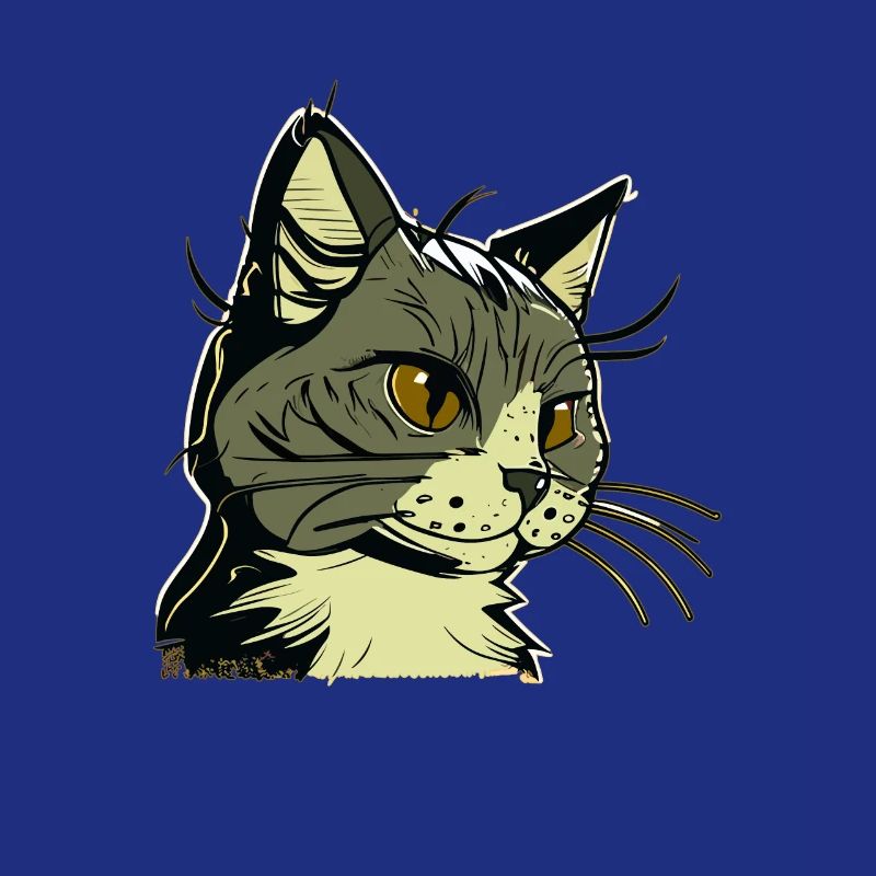 Chat dans le style comique