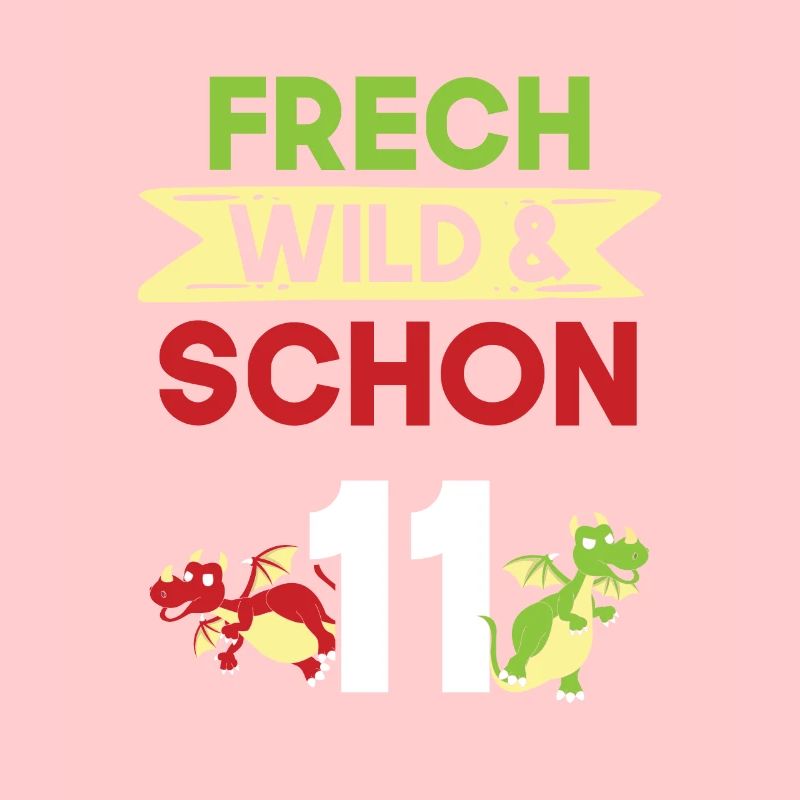 11 Jahre Geburtstag Junge Mädchen Drachen