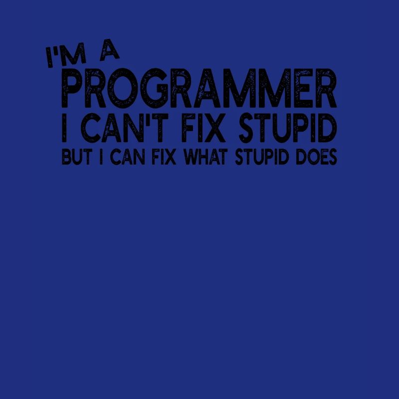 Je suis un programmeur que je ne peux pas réparer stupide - Computer Pro