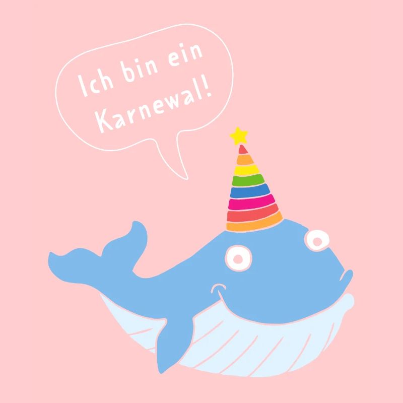 Ich bin ein Karnewal Karneval Konfetti Fastelovend