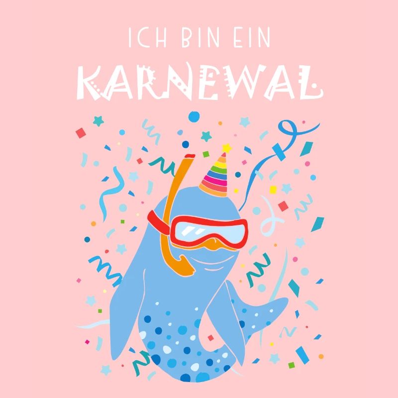 Ich bin ein Karnewal Karneval Konfetti Taucher