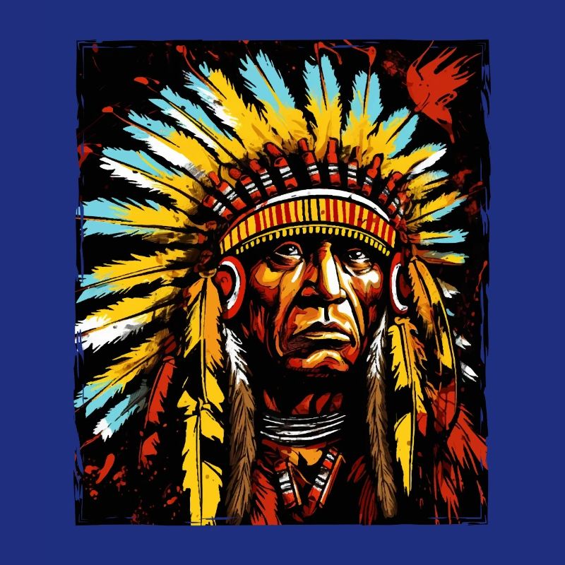 Apache Indianer Häuptling