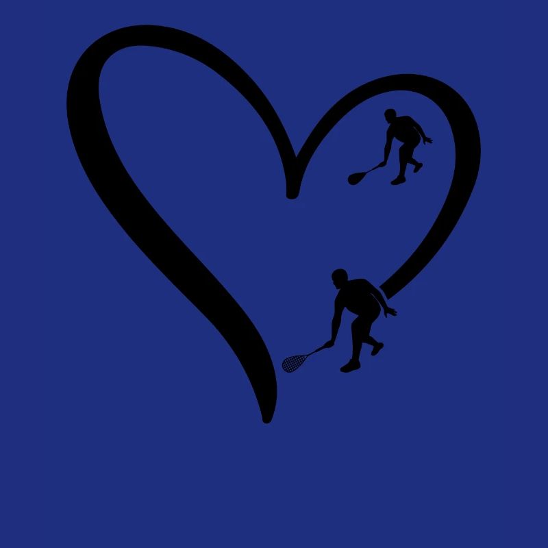 Squash Heart Squash silhouette Squash player