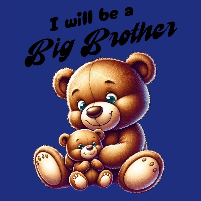 Ich werde ein großer Bruder süße Teddybären,