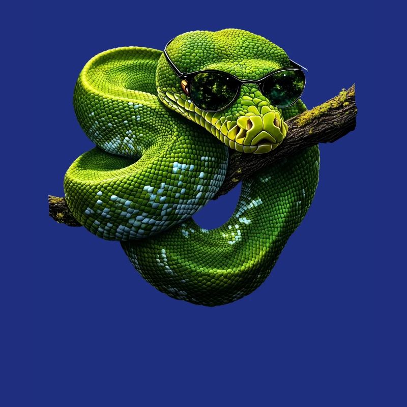 Green Tree Python Snakes Lover Terrarium