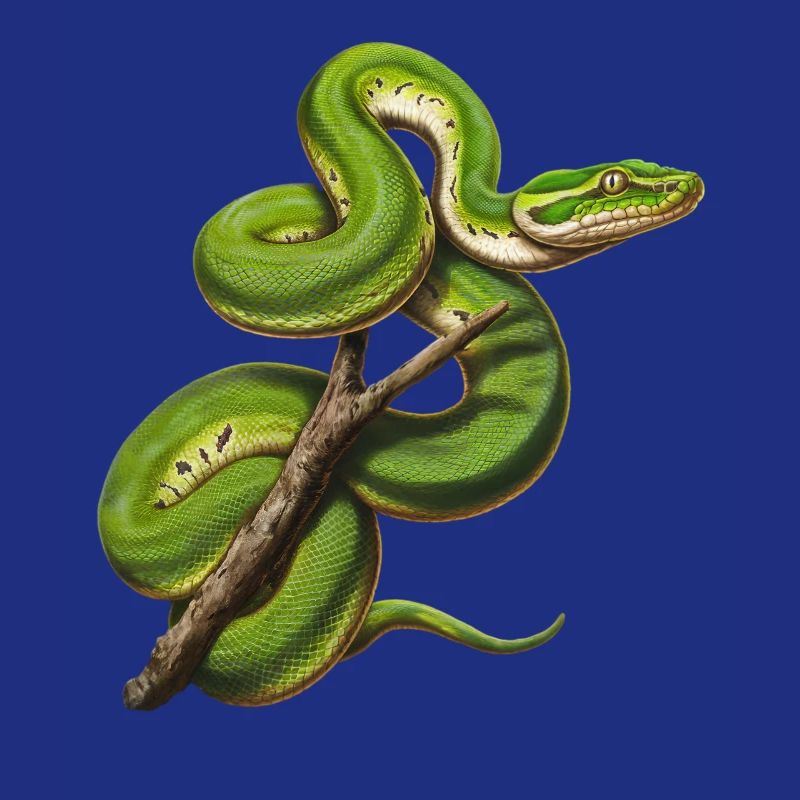 Green Tree Python Snakes Lover Terrarium