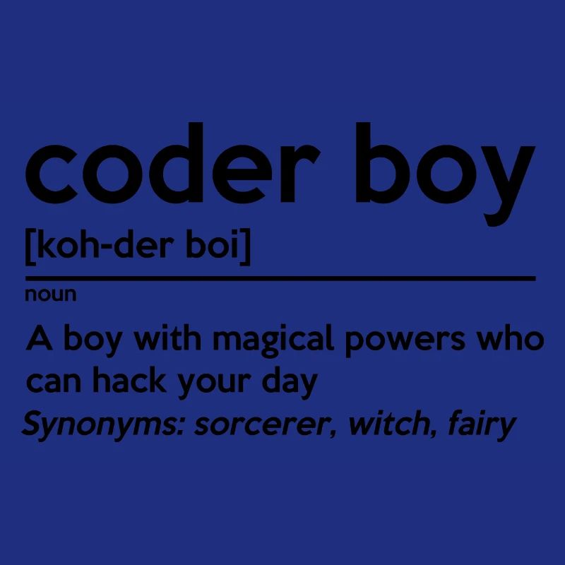 Coding Boy Definition Noun Software Developer Prog