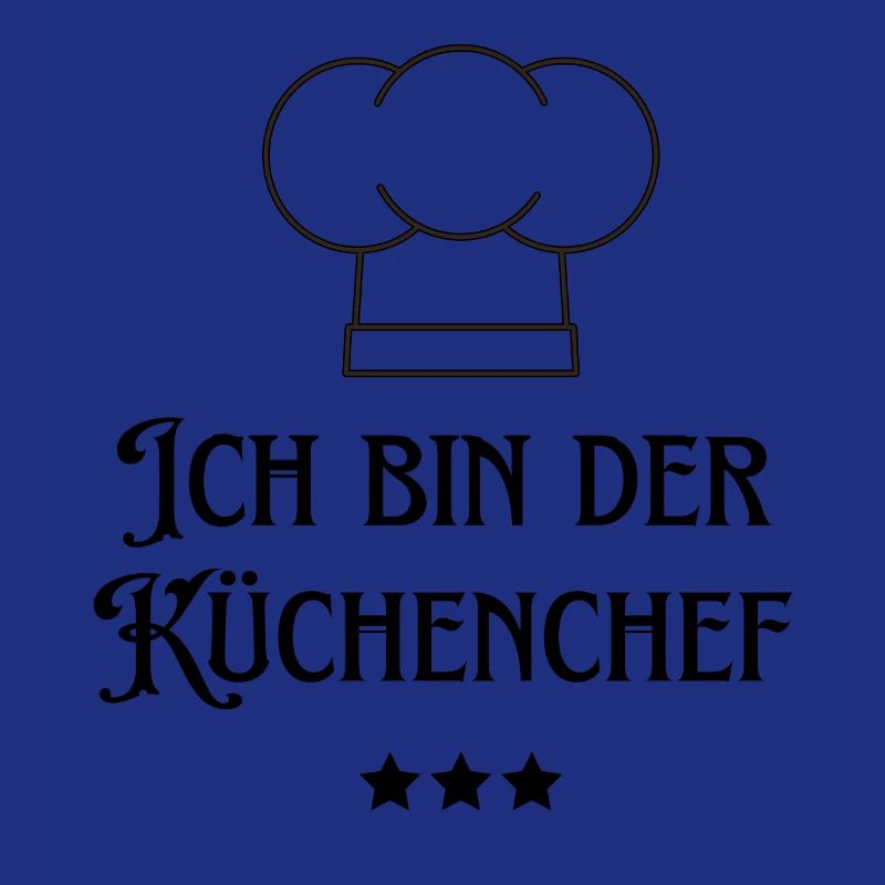 Ich bin der Küchenchef Chef
