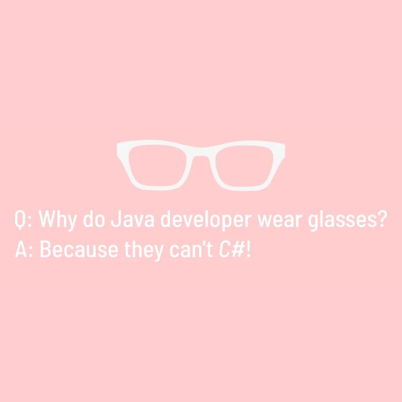 Pourquoi les programmeurs Java portent-ils des lunettes ?