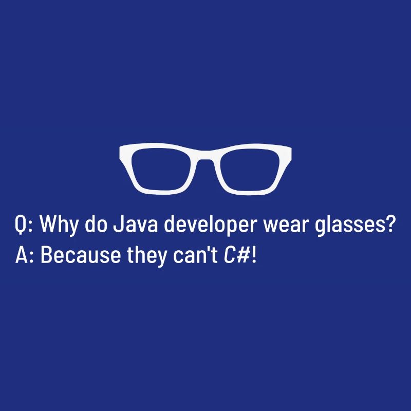 Pourquoi les programmeurs Java portent-ils des lunettes ?