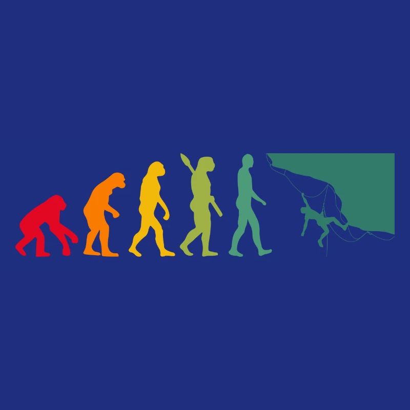 Evolution Graphic Climbing Climber Bouldering Boul