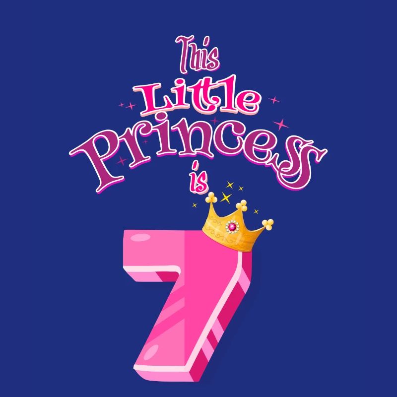 Cette petite princesse a 7 ans